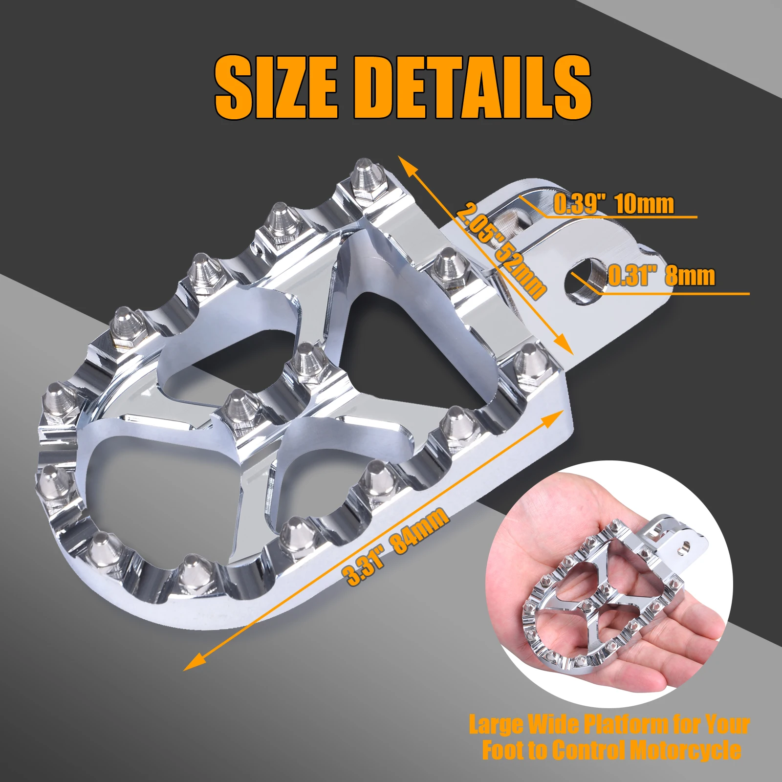 Колышки для ног мотоцикла Goldfire M8 колышки в стиле MX Harley Softail Slim FLSL 107/Lower Rider FXLR 107/Street