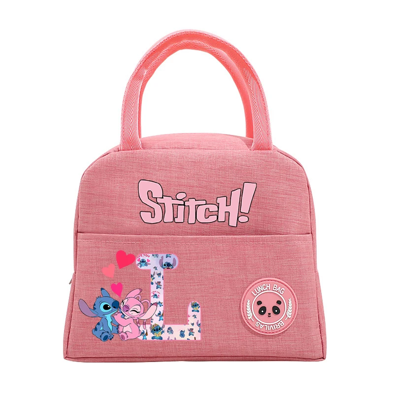 Lilo &amp Stitch Disney Girl Сумка для обеда Портативная детская сумка еды Путешествие Обед