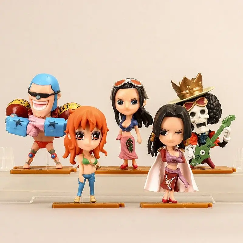 Фото Фигурки One Piece - Луффи, Санджи, Зоро, Чоуджи, модельки императрицы - коллекционные фигурки для демонстрации в стиле аниме. №2