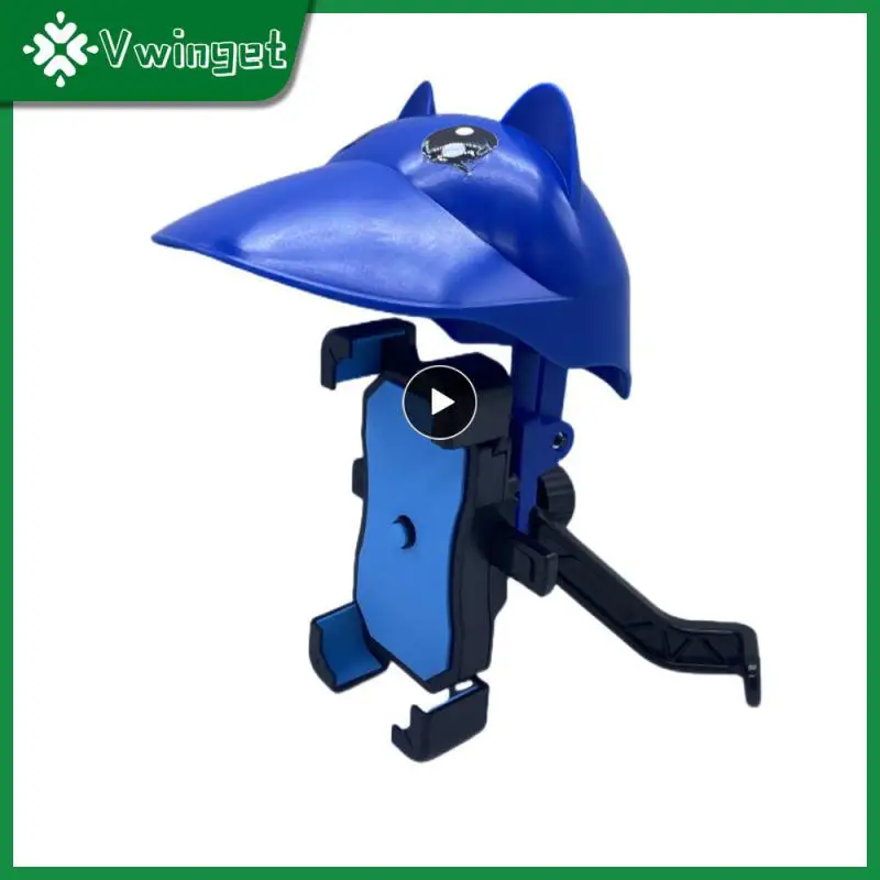 

Plastic Material Cartoon Stand Convenient Mobile Phone Accessories Rainproof Hands-free Waterproof Bracket Safety Equipment
