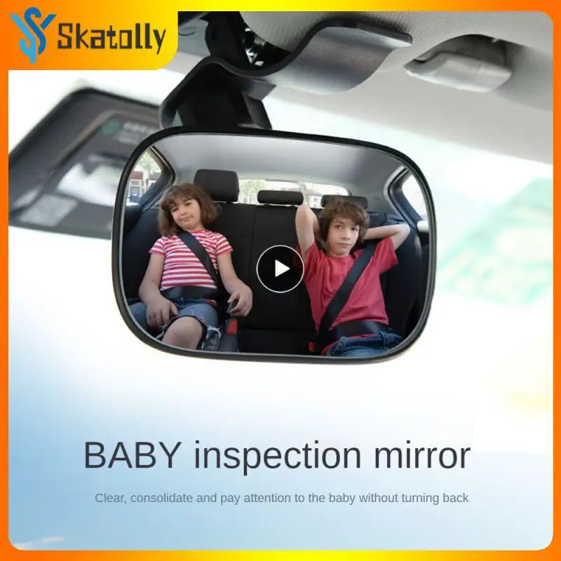 

Зеркало заднего вида с монитором безопасности, Автомобильное универсальное зеркало с большим углом обзора