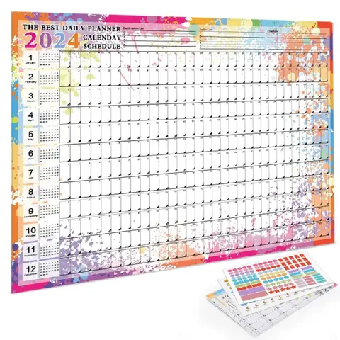 Настенный календарь год планировщик - купить недорого | AliExpress
