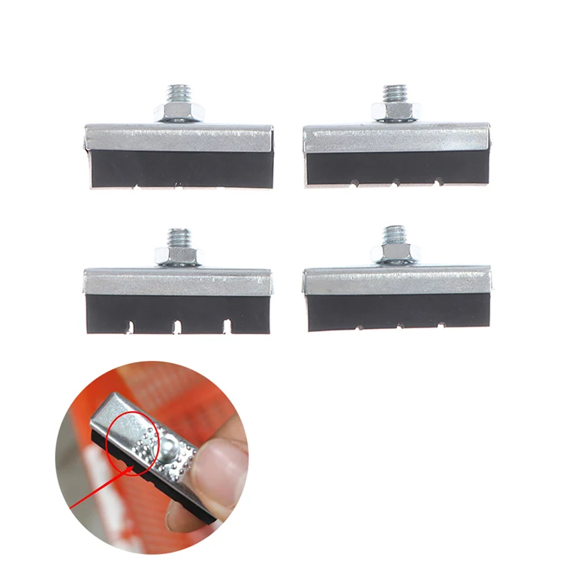 4 шт. винтажные велосипедные тормозные колодки для классического велосипеда