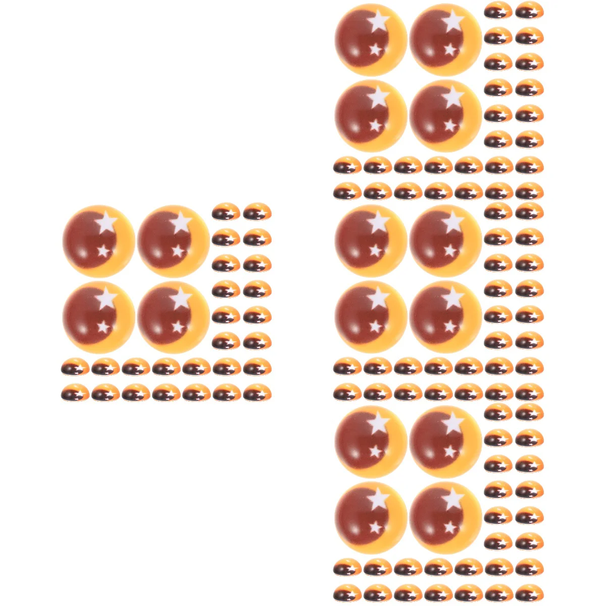 

200 Simulation Eye Props Making Eyeball Adorns Decorative Glass Eyes