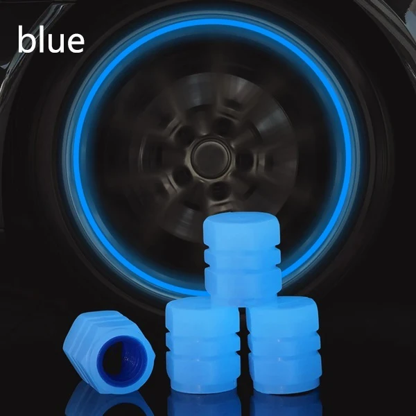 

Универсальные флуоресцентные колпачки для автомобильных шин, крышки для штока со стразами ручной работы, насадки для клапанов с подсветкой, автомобильные аксессуары, 4 шт.