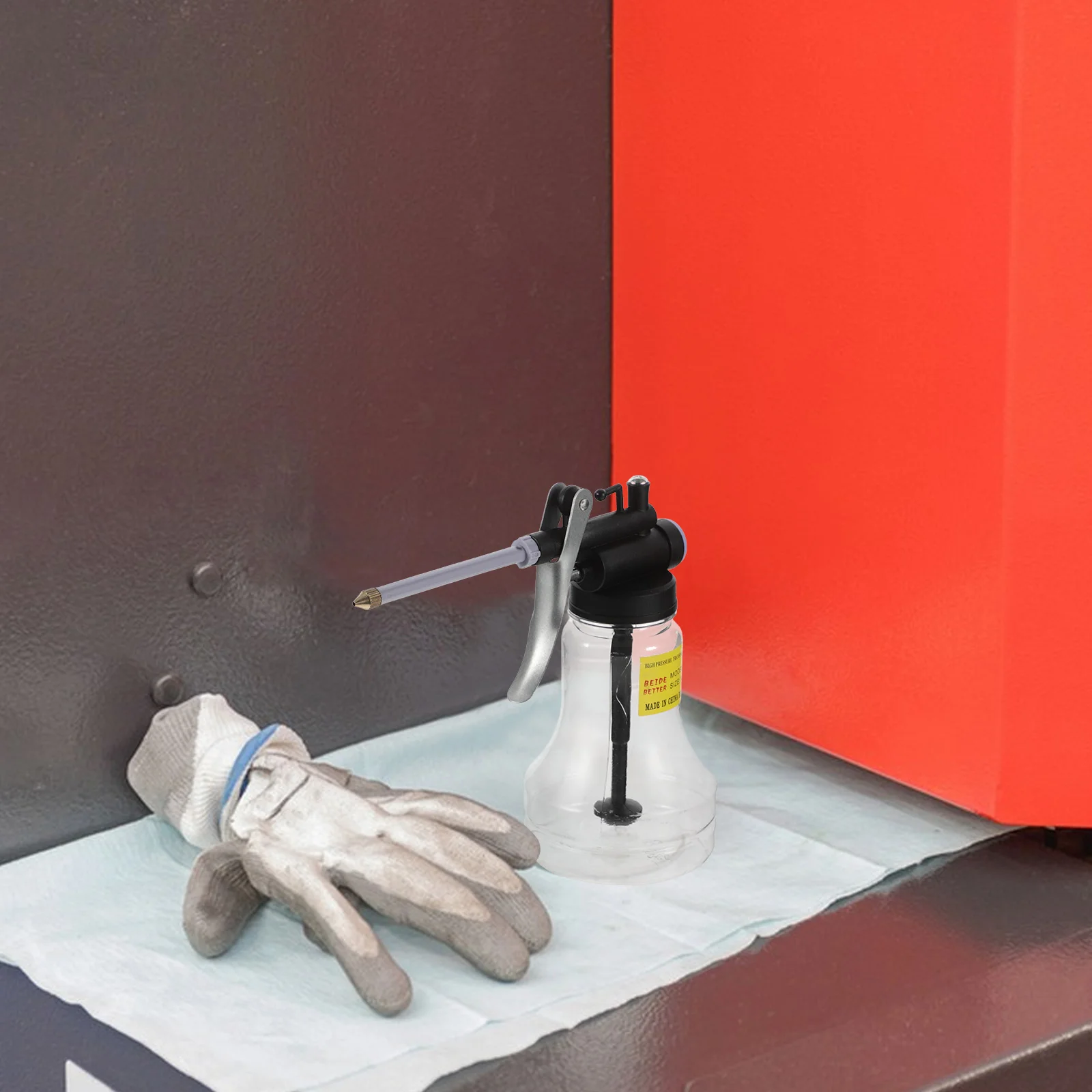 Прозрачная бутылка для масла высокого давления инструмент блокировки