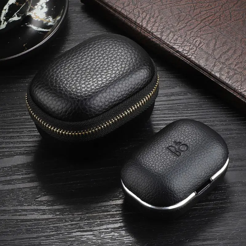 

PU Leather Protection Bag Headphone Storage Box Hard Carrying Case for B&O PLAY Beoplay E8 Bluetooth-compatible Headset