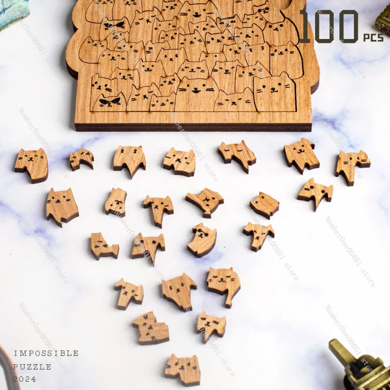 Супер твердый пазл для кошек 100 инопланетянин ад высокая сложность головоломка