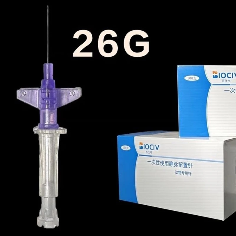 Плоские крылья-бабочки одноразовые 22g24g26g Animal IV Cannula / катетер/IV трубка для