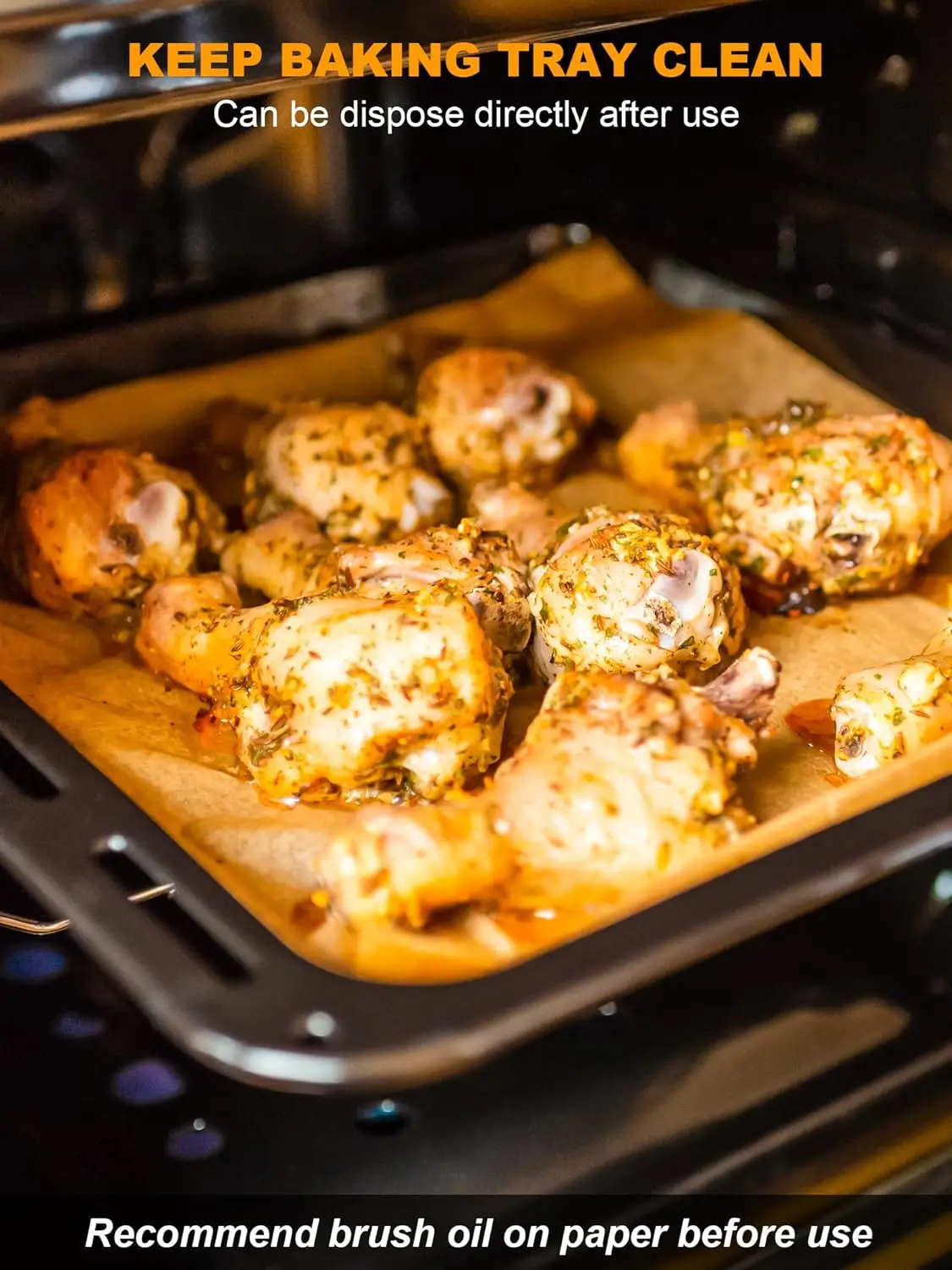 50/100 Шт. Противни Экологически Чистая Перфорированная Бумага Пергамент