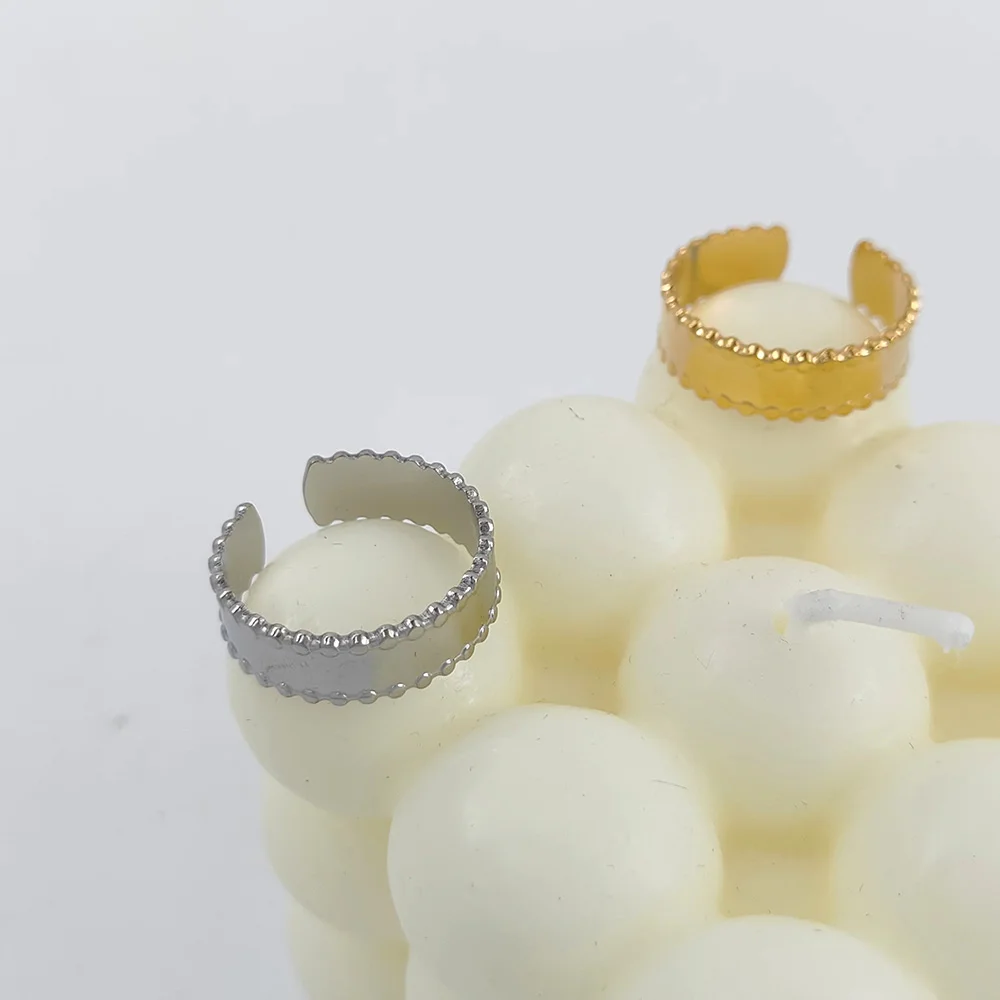 

Punk Cool Hip Pop Rings Adjustable Chain Open Finger Rings Stainless Steel Rotate Ring For Women Girls Party Anillos Gifts