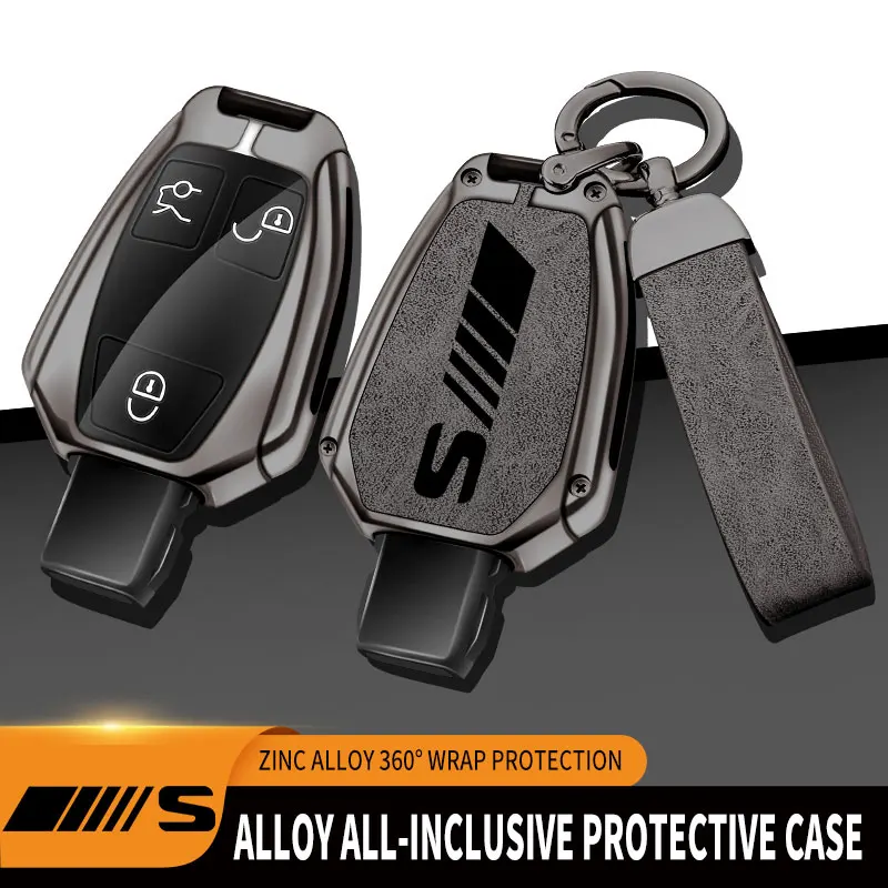 

Zinc Alloy Car Key Case For Mercedes Benz S450L S500L S350L Remote Control Protector For Mercedes Benz S Class Car Key Cover