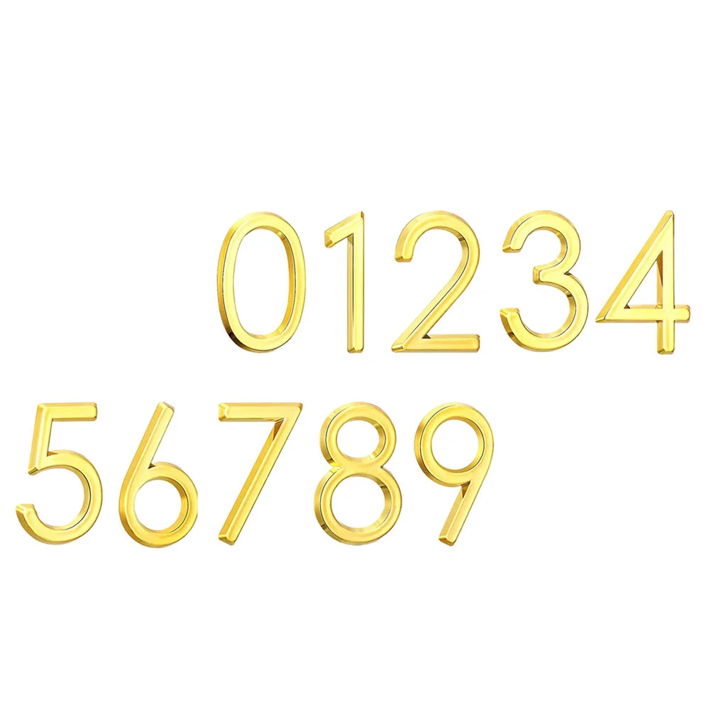 

10 шт. цифровой номер для уличной передней двери