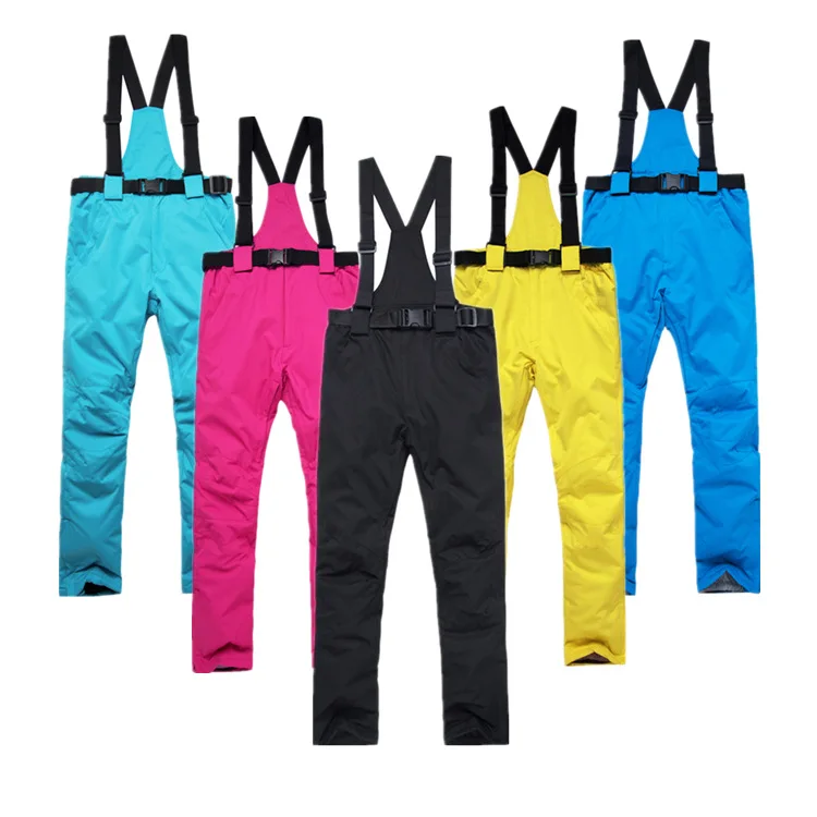 

Men Women Warm Waterproof Snow pants Outdoor Ski Snowboard Skate Bibs Snow Pants