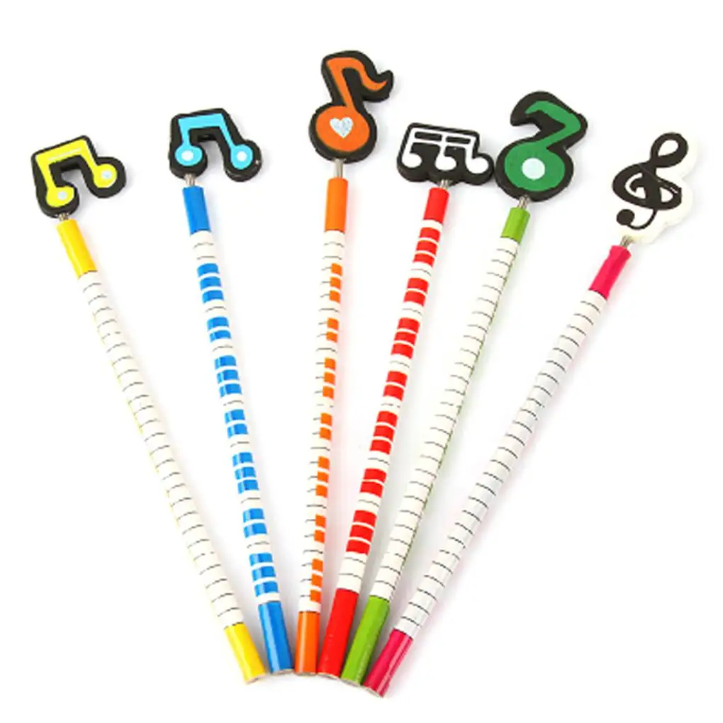 

6 шт., цветные деревянные карандаши для детей и студентов
