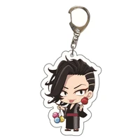 hot anime tokyo revengers role keychain pendants acrylic cartoon figure key chain bag pendants accessories commic fans keyring