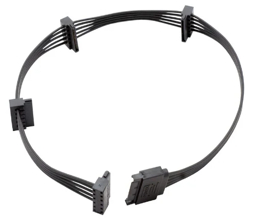 

Кабель питания 45 см SATA 1-4 для ПК, сервера, DIY, внешний источник питания для жесткого диска HDD SSD