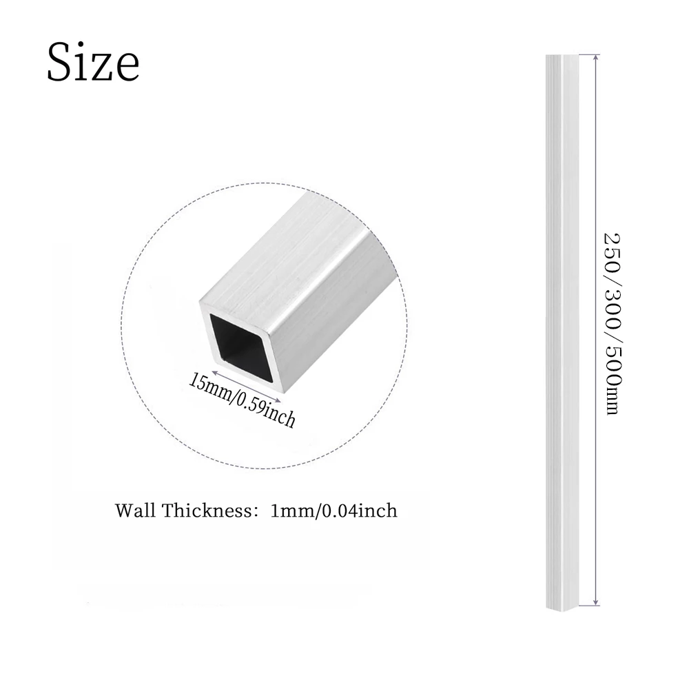 

Квадратная труба из нержавеющей стали 304 1 мм 250/300/500 мм
