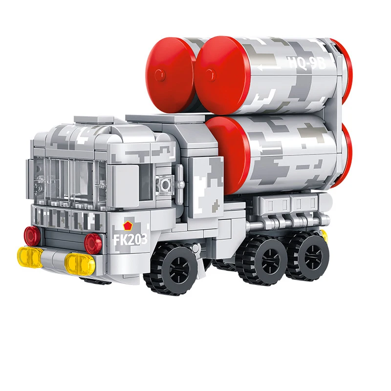 

Военная Модель WW2, мультяшная версия, аксессуары для пневматической защиты, ракеты, сцена, строительные блоки, игрушки, рождественские подар...