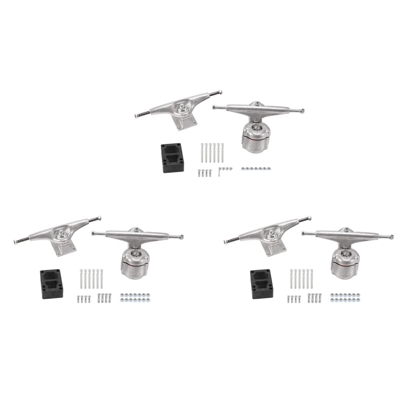 

3x кронштейн для серфинга и скейта Meraki, 6,25 дюйма, адаптер для серфинга, скейтборда, грузовиков, задние грузовики