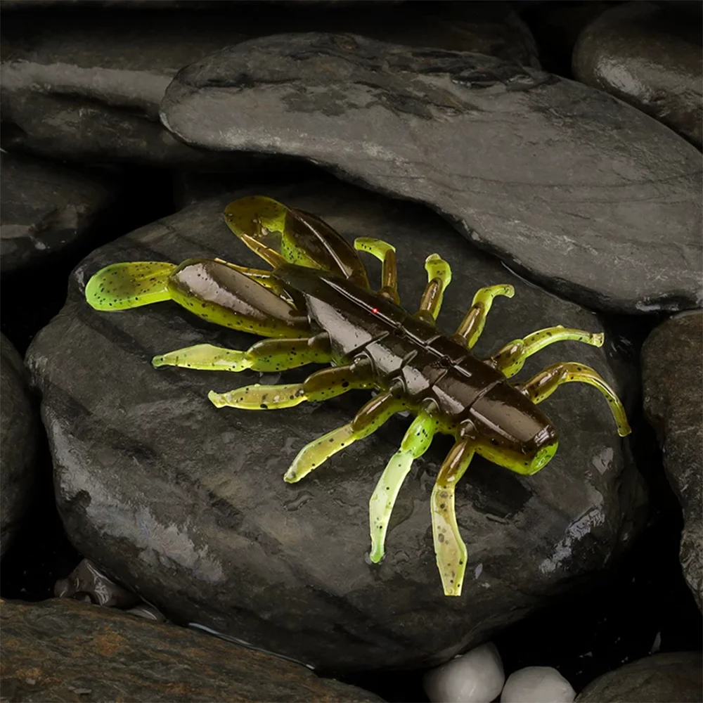 Мягкая тонущая приманка ZUKIBO Spider Shrimp для ловли баса, окуня, щуки в пресноводных водоемах (art.: 3920da8fc30fe) - 3920da8fc30fe
