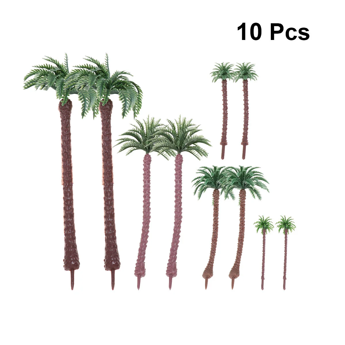 

Palm Tree Palm Tree Model Sand Tray Miniatures Plastic Palm Trees Potted Plants Artificial Decor Coconut Tree Model Palm