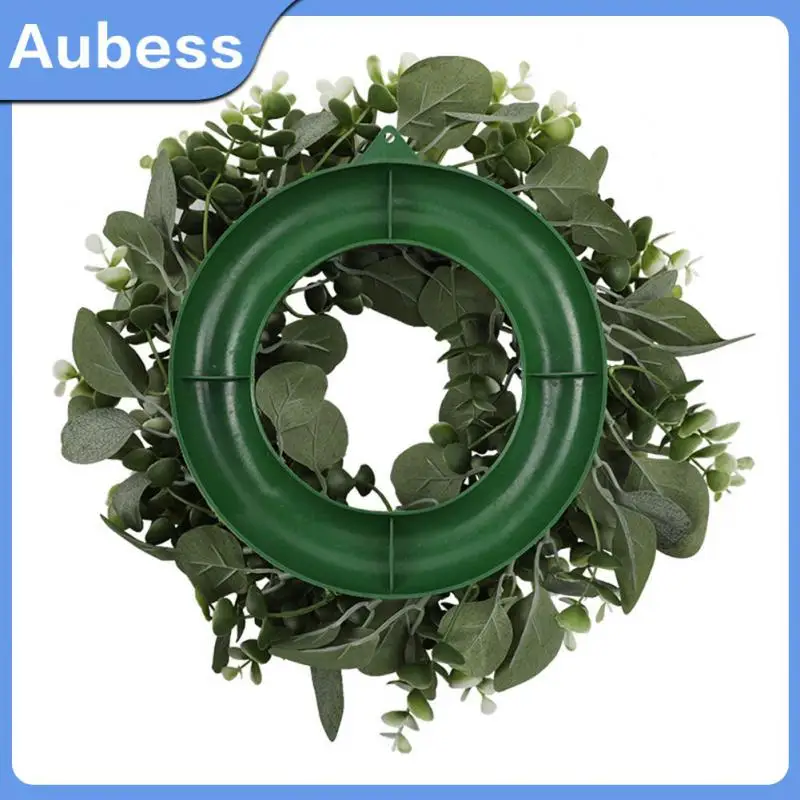 

Simulation Wreath Eucalyptus Ring Garland Door Trim Home Furnishings Hawaiian Wreath Plant Flowers Christmas Decor Decoration