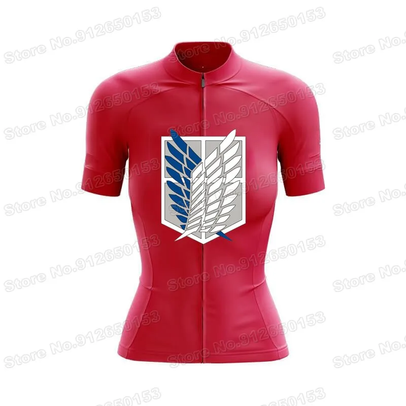 Женская футболка с коротким рукавом и принтом атака на Титанов |