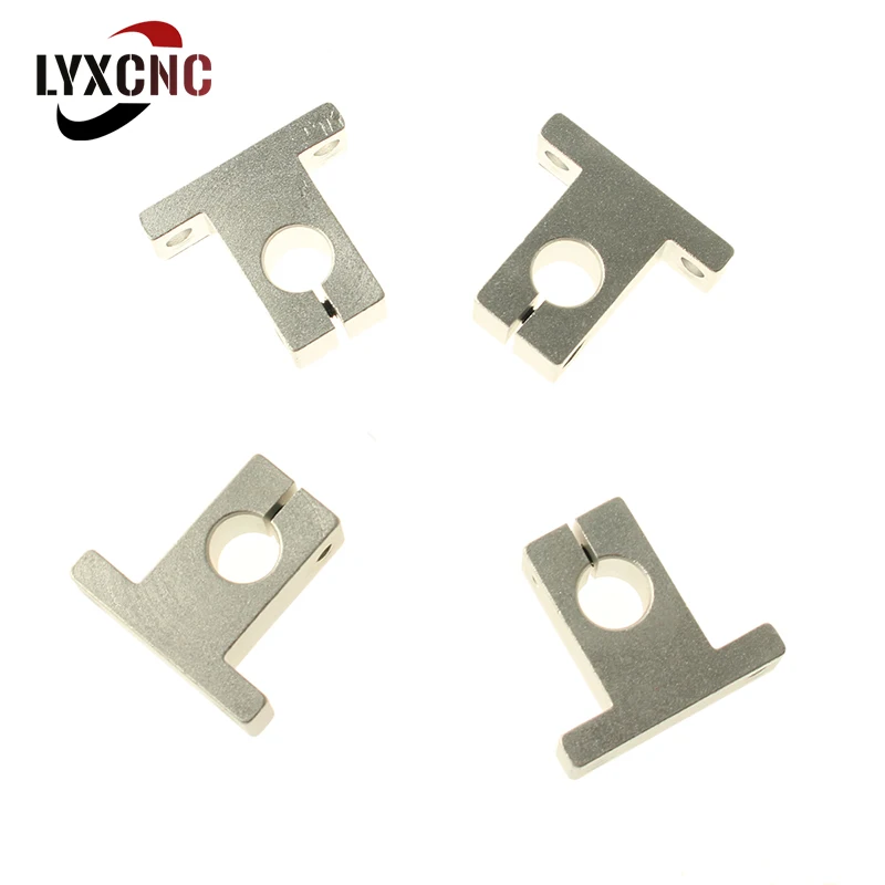 

4PCS SK8 SK10 SK12 SK20 8/10/12/20mm Linear Bearing Rail Shaft Support Clamping Guide XYZ Table CNC Router Optical Shaft Parts