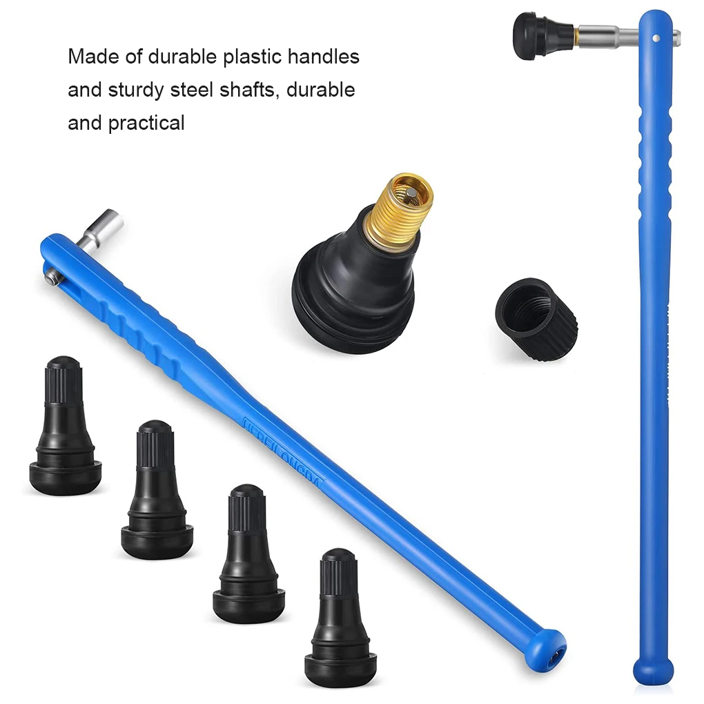 

43 Pieces/Set Cars Tire Valve Installation Tools Universal Stem Core Puller Fast Remover Maintenance Truck Automotive