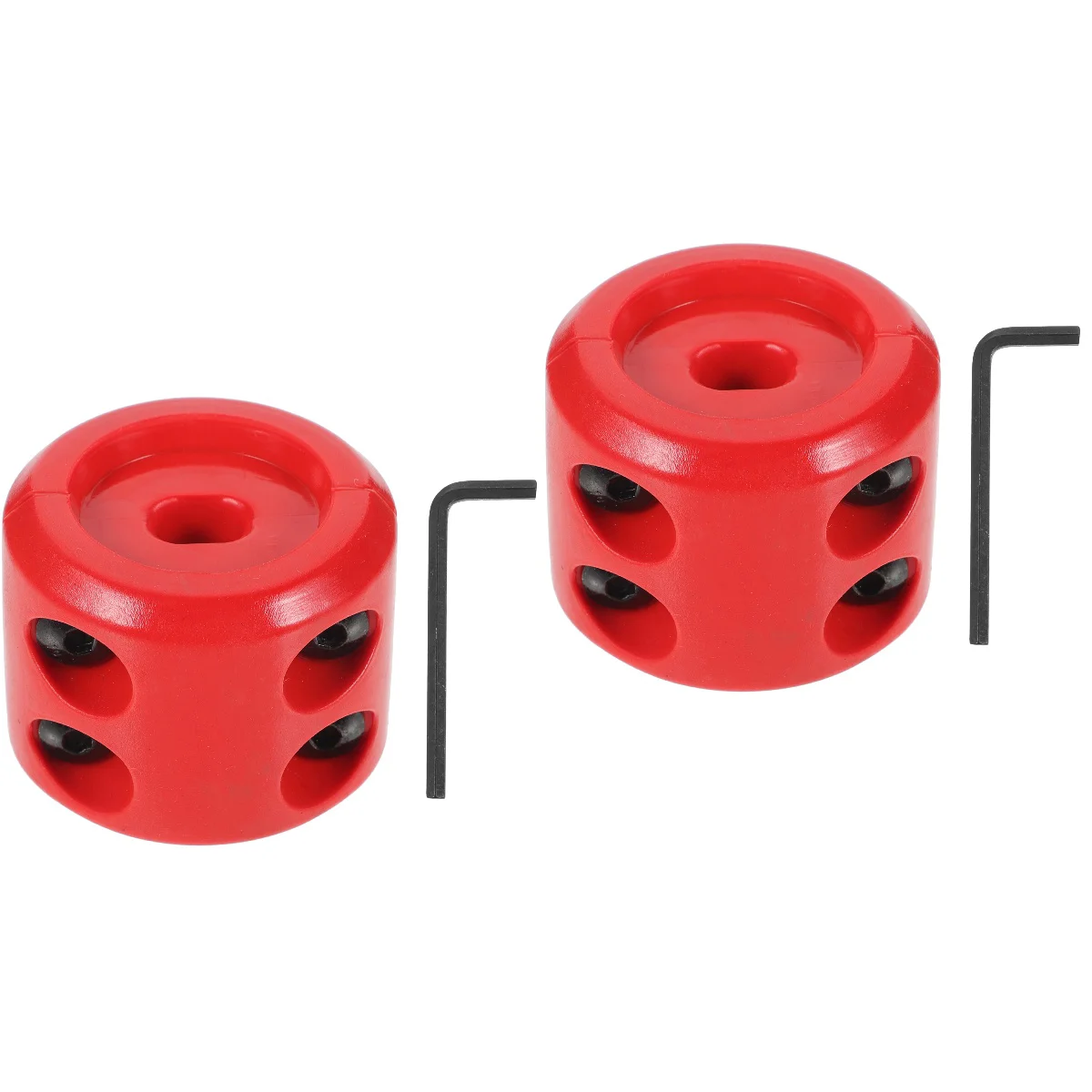 

2 Sets Winch Cable Stopper Prevent Bouncing Stopper with Wrench Compatible for ATV UTV