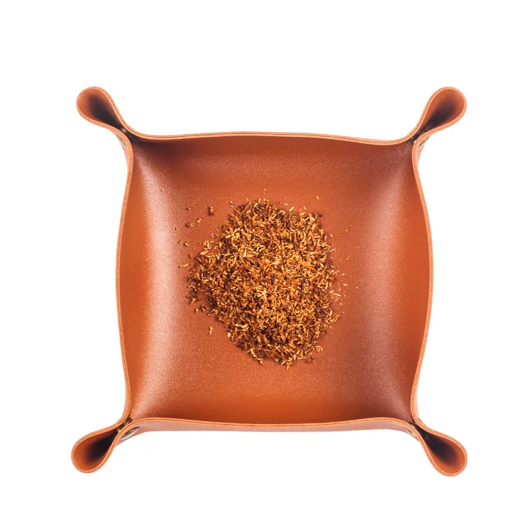 Поднос для хранения кожаный складной сигарет табака | Дом и сад