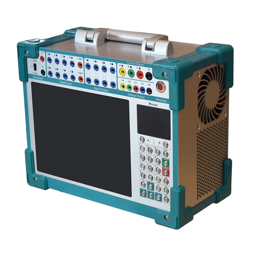 Многофункциональный 3-фазный микрокомпьютерный релейный тестер трехфазный