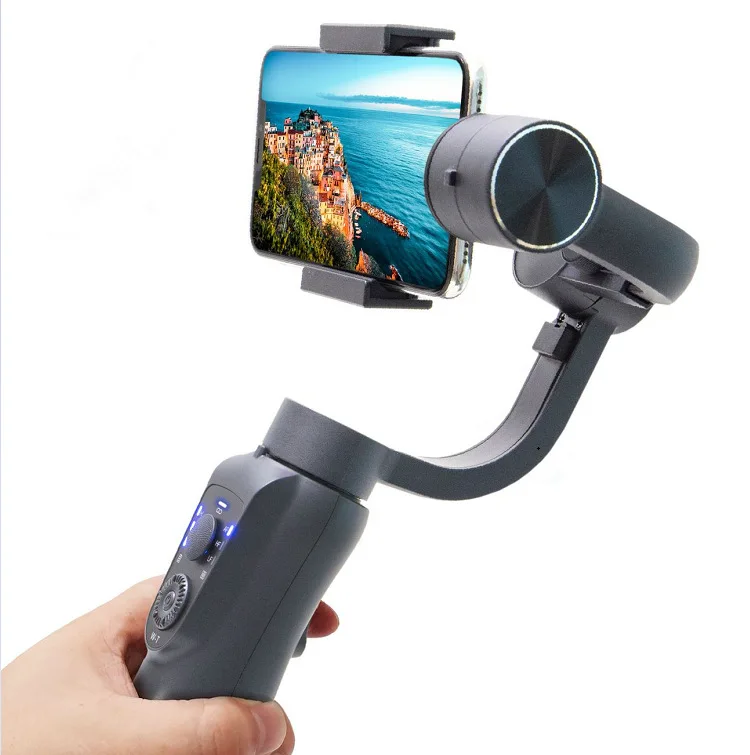 

Yiscaxia New S5B handheld electric rotating selfie stick 360-degree intelligent anti-shake gimbal, three-axis gimbal stabilizer