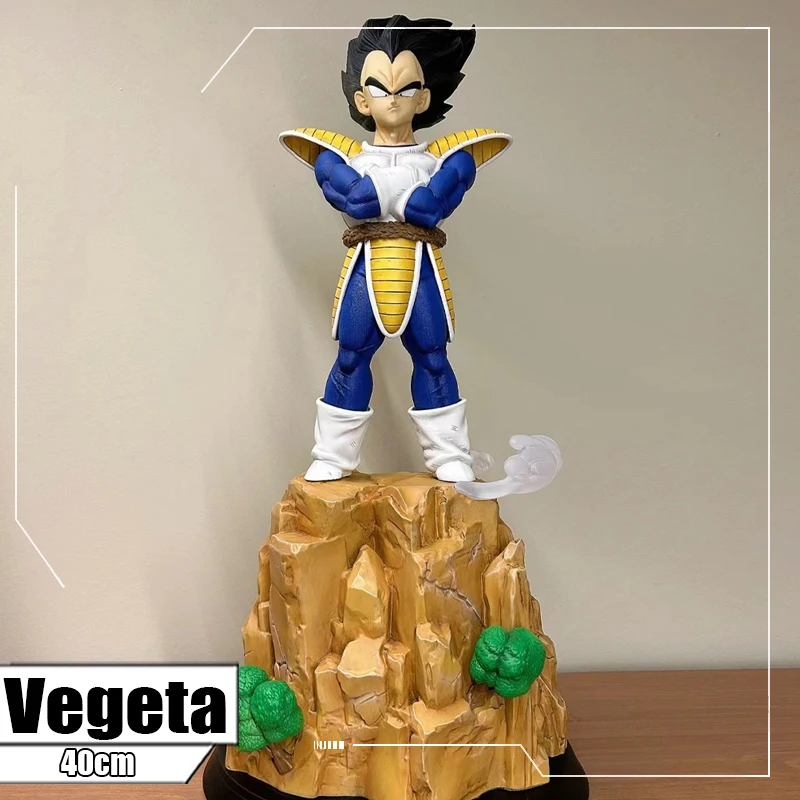 

In stock 41CM Dragon Ball Z Vegeta Figurine Earth Vegeta GK Statue Pvc Action figure Collection Model Toy for Children Gifts