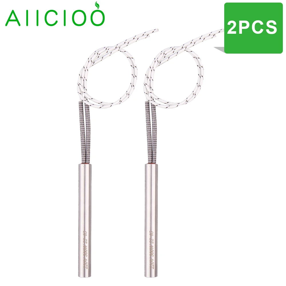 Нагреватель картриджа 220 В, 150 Вт/250 Вт/300 Вт/500 Вт, Электрический трубчатый нагревательный элемент для дровяной пеллетной печи 80 мм/100 мм/180 мм, 2 шт./5 шт./10 шт.