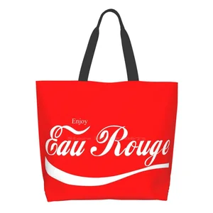 Eau Rouge Origin Reusable Household Tote Bags Storage Bags Eau Rouge Spa Eau Rouge Cola Racing Belgium Car Francorchamps Race