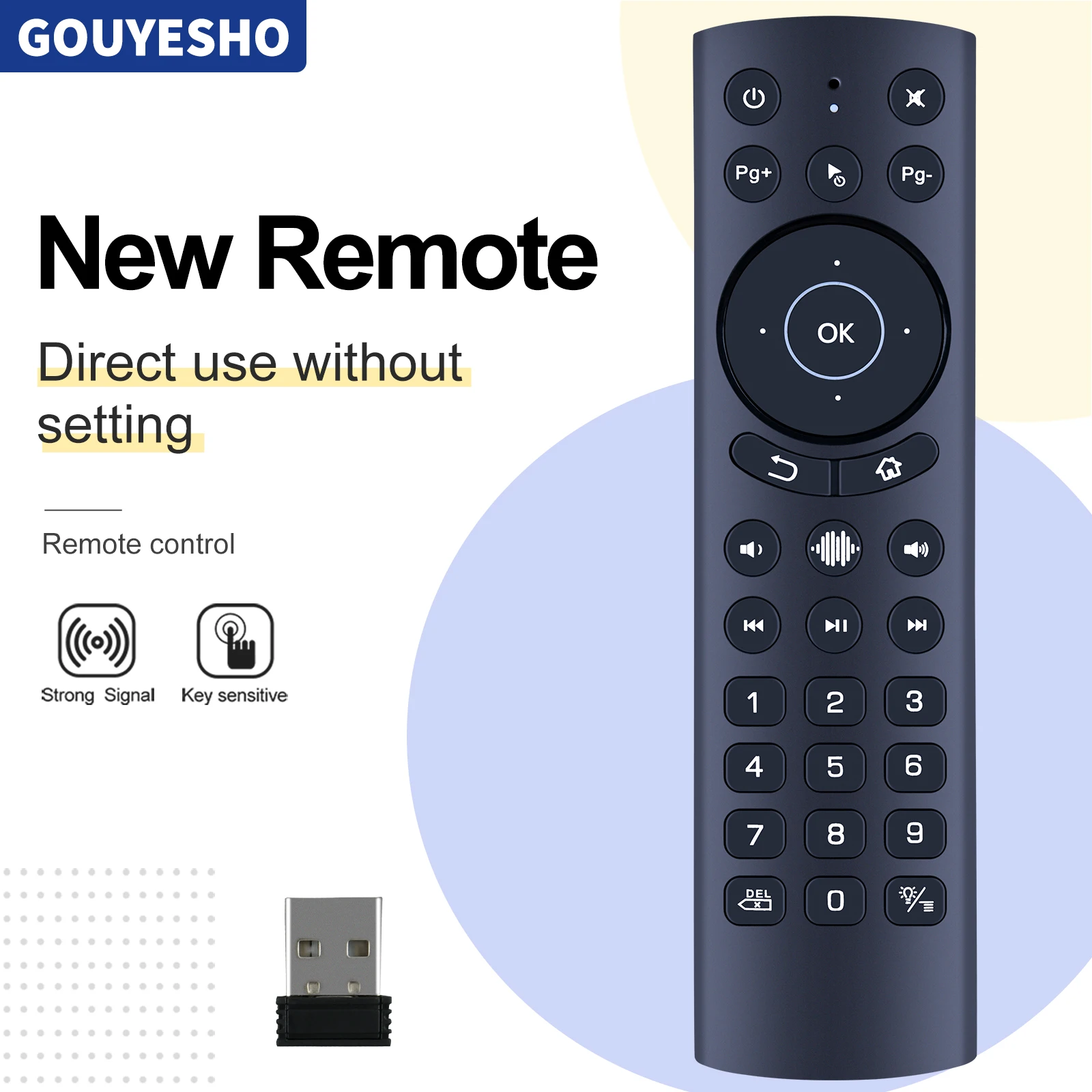 Пульт дистанционного управления для Android TV Box 2 4G + USB