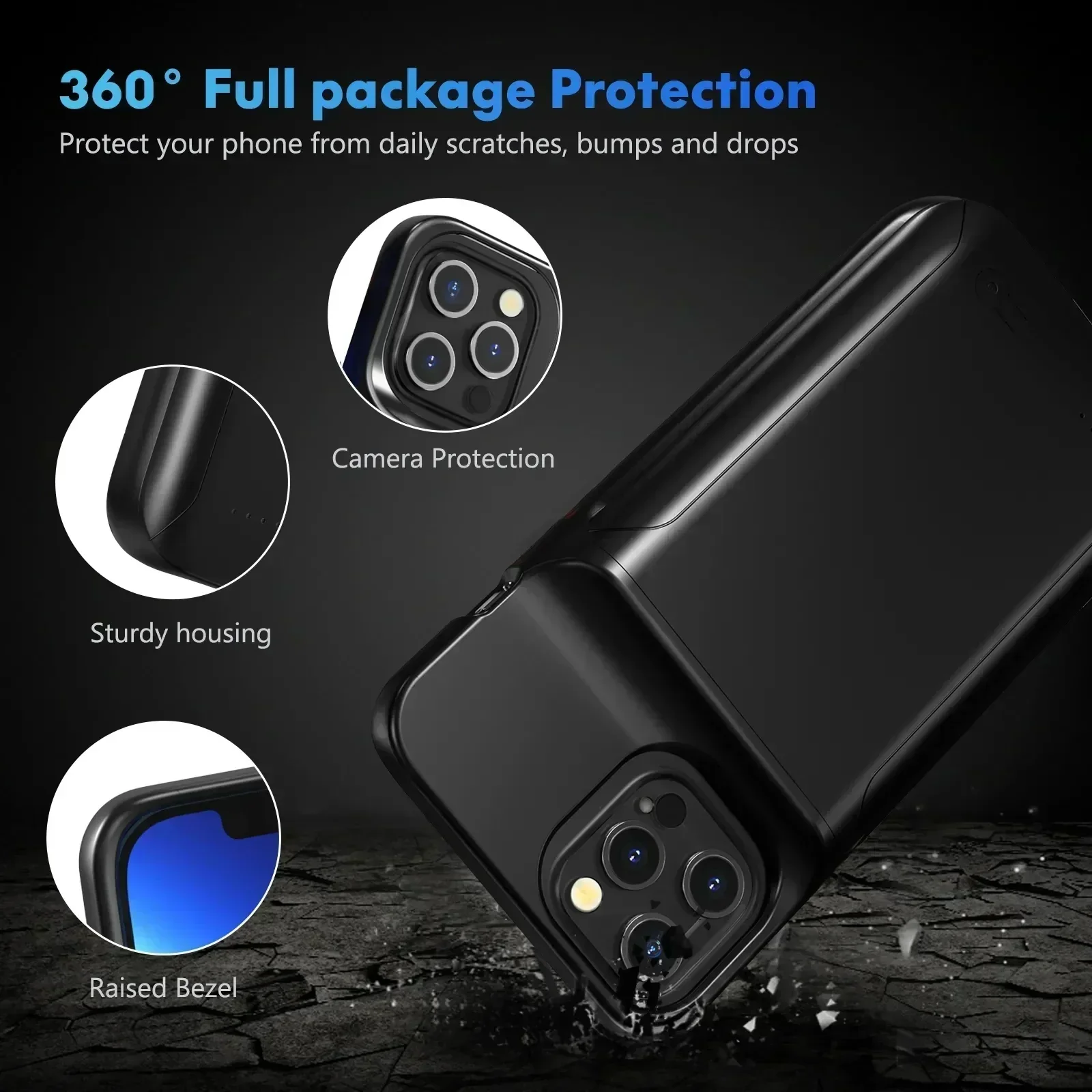 Чехол-аккумулятор 10000 мАч для Iphone 12 11 14 13 Pro Max Mini Power Bank чехол зарядного устройства