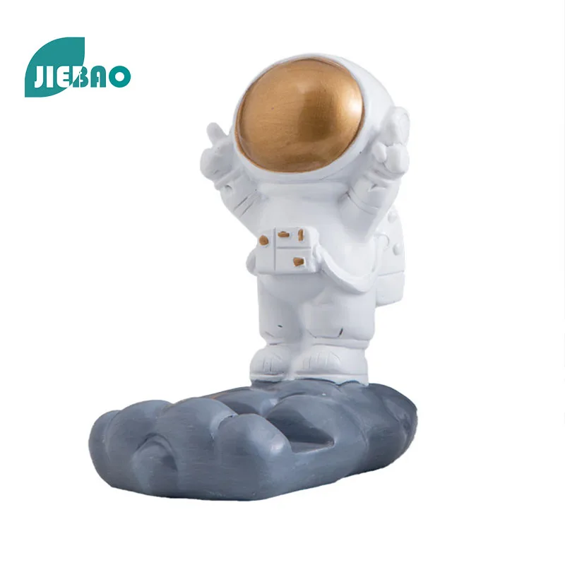 

Astronaut Mobile Phone Bracket Hot Figure Abstraction Resin Crafts Statue For Home Living Decorative Ornament