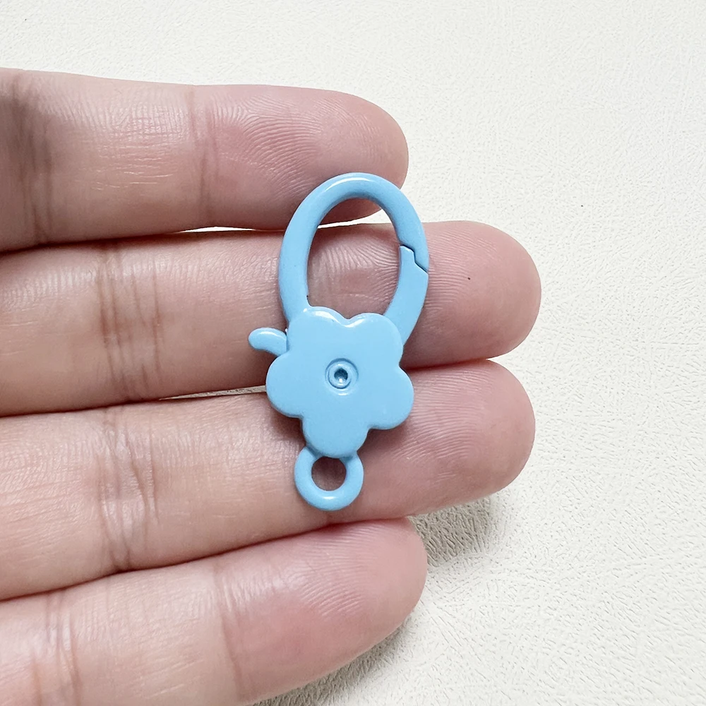 5pcs Lobster Clasp Buckle Keychian Mini Carabiners Outdoor Camping Hiking Buckles Alloy Spring Snap Hooks Keychains Tool Clips