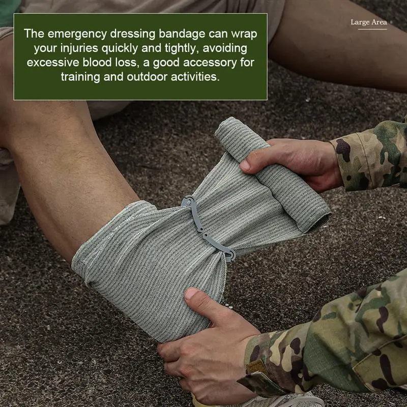 Бандаж для экстренных травм компрессионный бандаж жгут стерильная фототравма