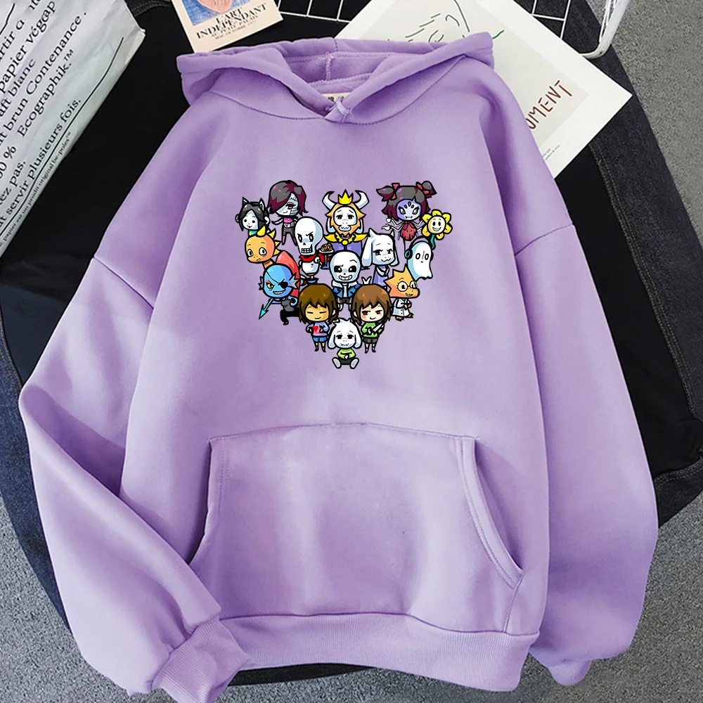 

Undertale Chara Game Characters Printed Hoody Male/female Kawaii Manga Clothes High Street Popular Graphic Pullovers Fall Tops