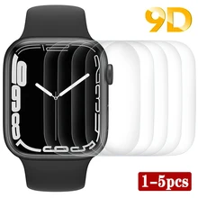 HD Screen Protector Clear Full Protective Film for Apple Watch 8 7 6 SE 5 4 3 45MM 41MM 44MM 40MM Not Glass for iWatch 42MM 38MM