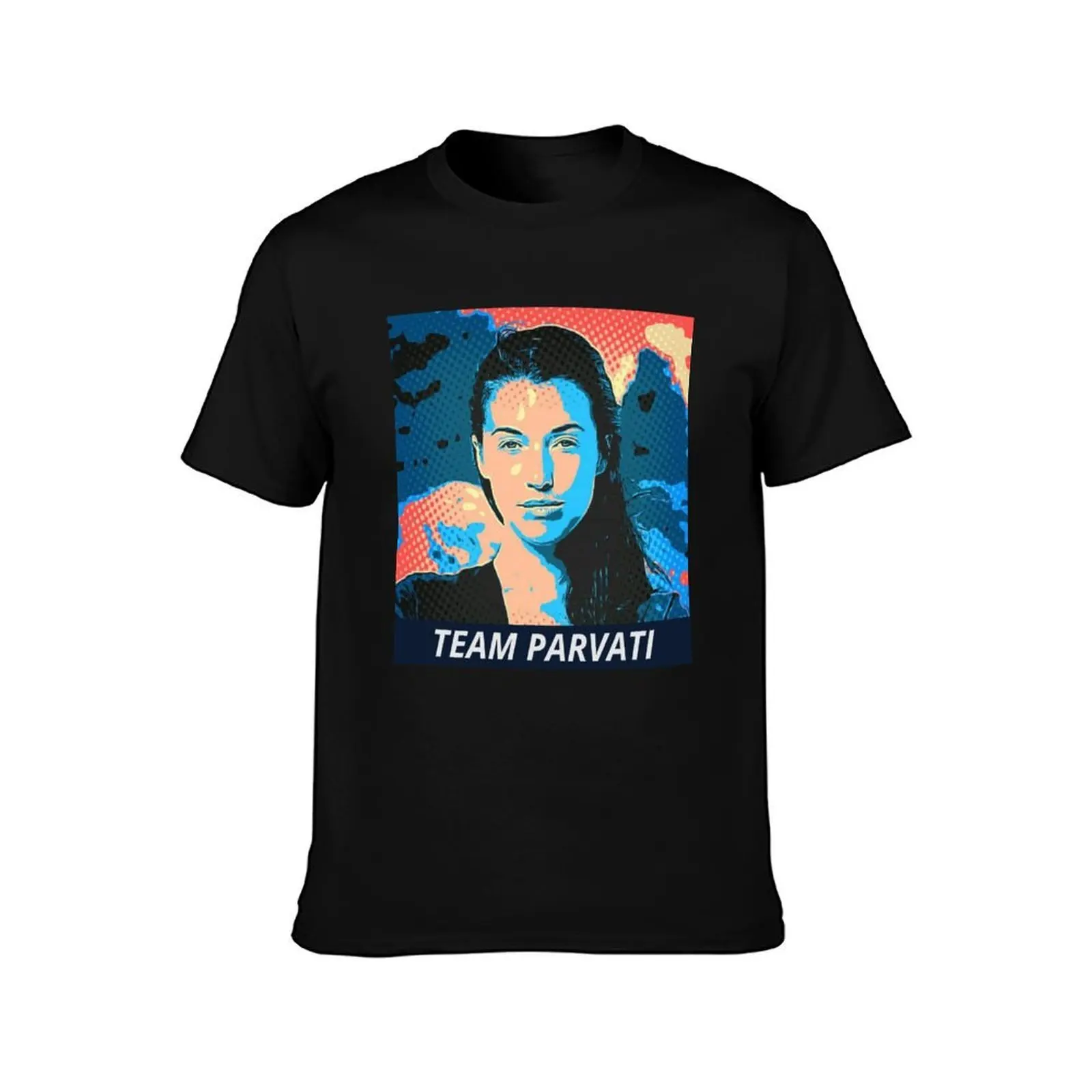 Фото Футболка TEAM PARVATI - SURVIVOR, рабочая, повседневная, свободного кроя №2