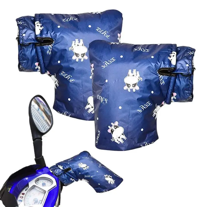 

Защитные перчатки на руль для холодной погоды, водонепроницаемые перчатки с ручкой, перчатки, зимние теплые термозащитные перчатки, ветроз...