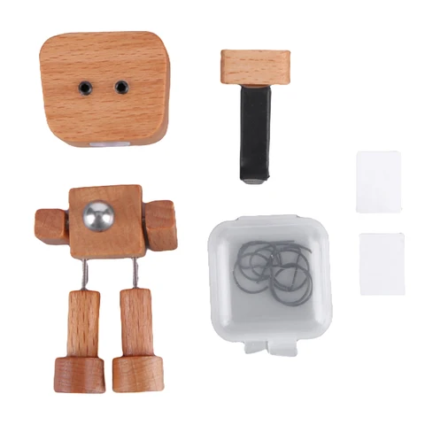 Встряхивающая деревянная фигурка человека, милые деревянные украшения для интерьера автомобиля, забавная фигурка, деревянный декор для рабочего стола, украшение для приборной панели автомобиля, подарки