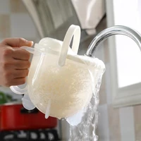 1 pcs convenient plastic cleaning quick washing rice device washing rice from multifunctional washer rice washing machine