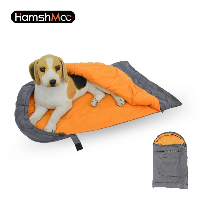 

Спальный мешок HamshMoc для домашних животных, теплый водонепроницаемый складной утолщенный Быстросохнущий удобный спальный мешок для собак