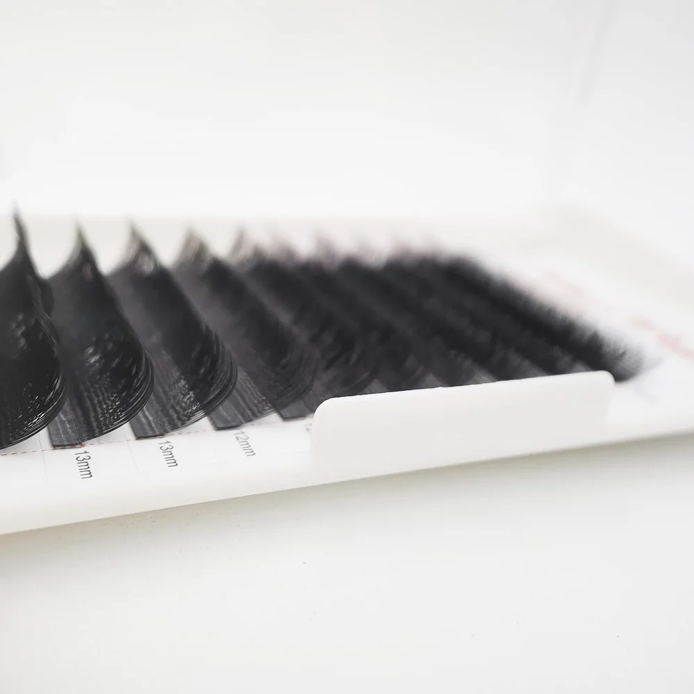 WeenWeave YY ресницы для наращивания 6 мм 7 16 Y-образные 2D 0 07 из искусственной норки C/D